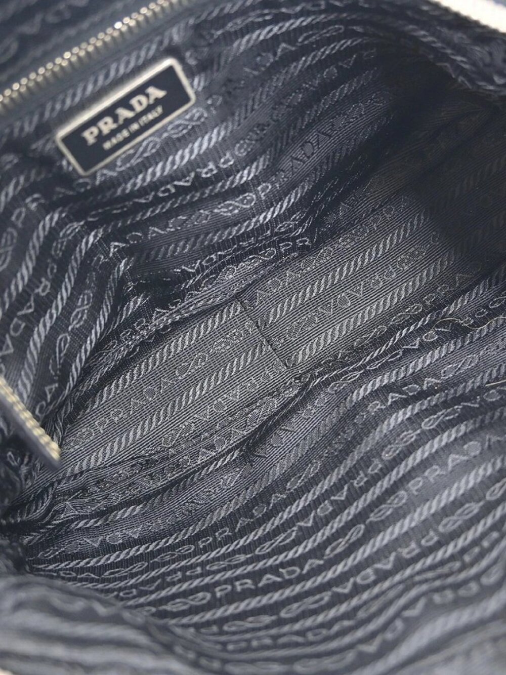Prada Black Nylon Shoulder Bag 22 NQ07580 - Picture 6 of 9
